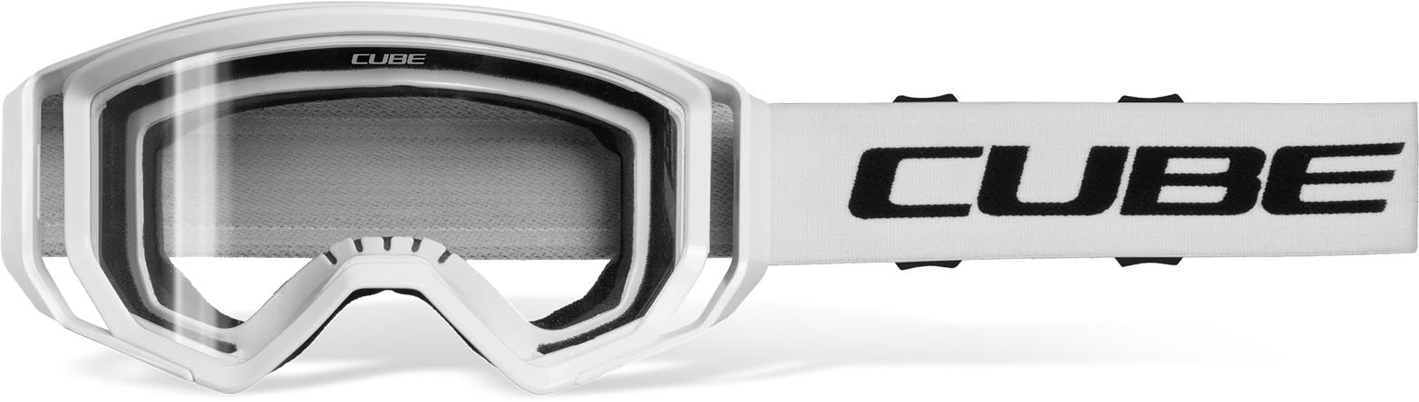 CUBE Goggle STORM X Actionteam, valkoinen