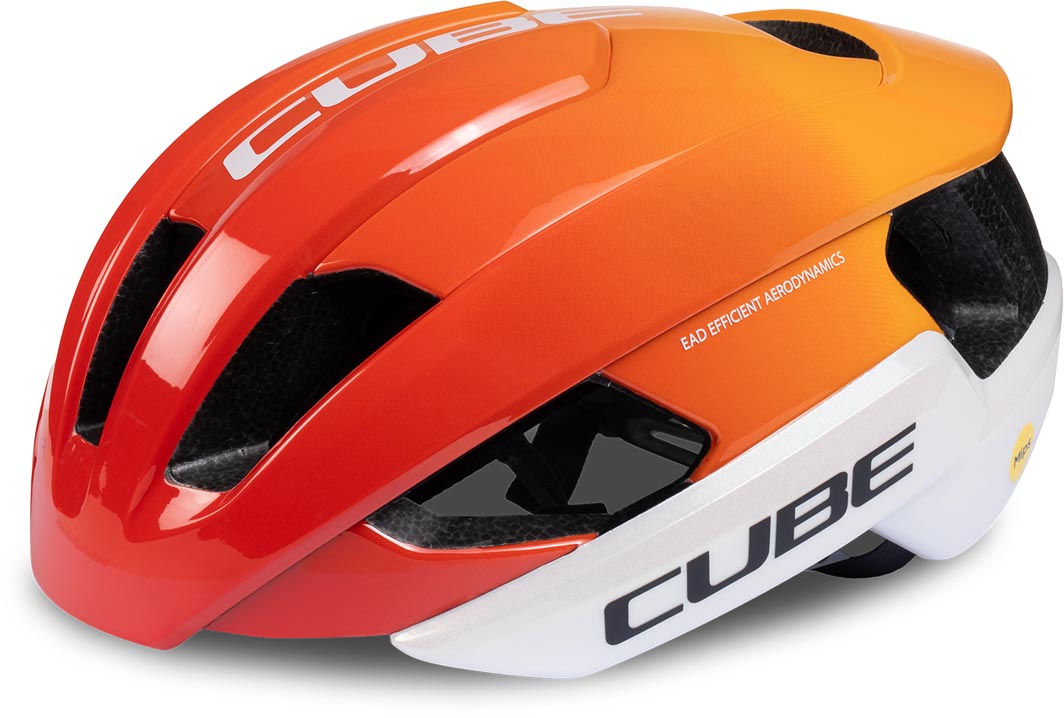 Cube Kypärä HERON Teamline valkoinen ja oranssi