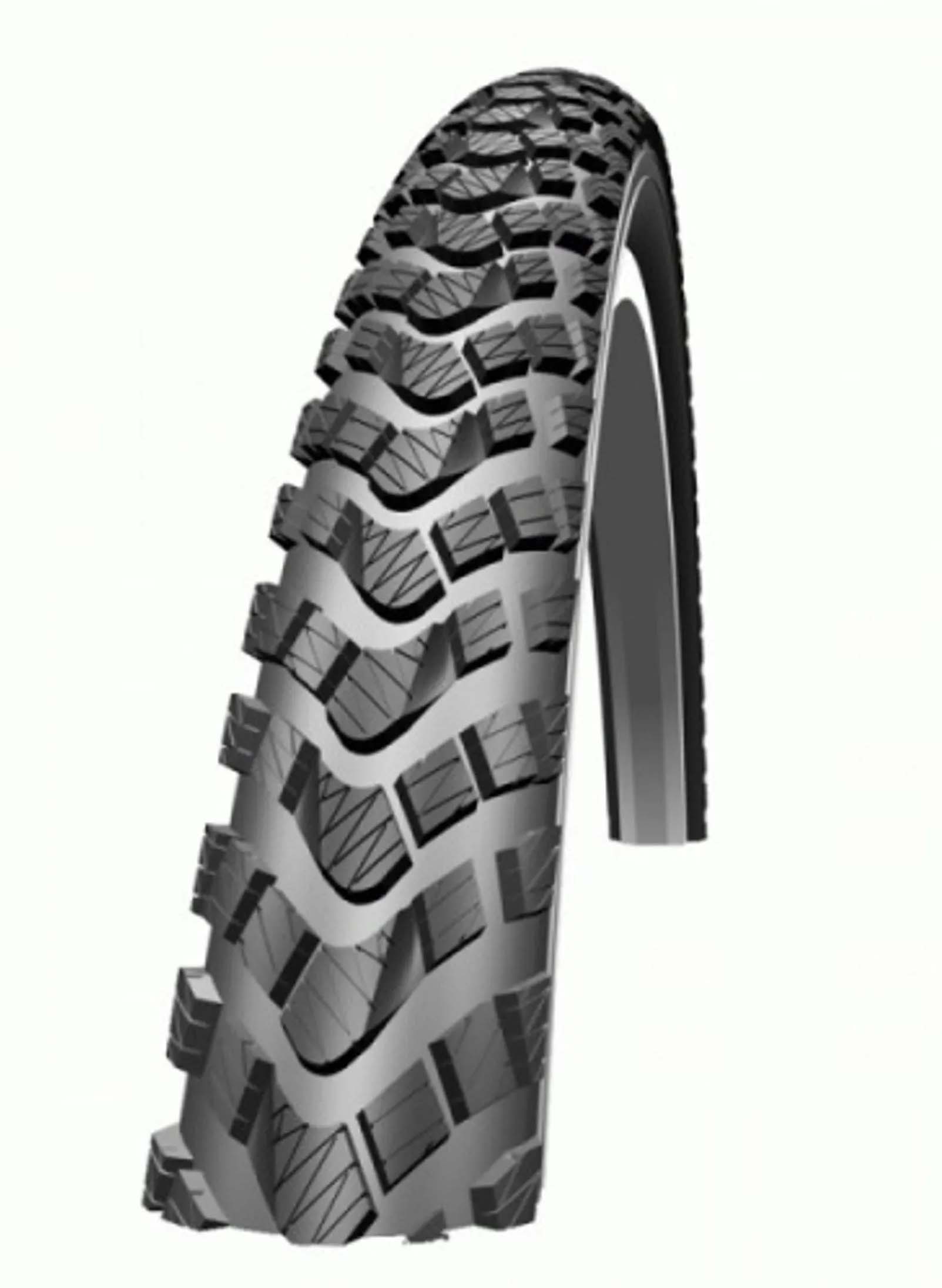 Schwalbe Polkupyörän rengas Marathon Extreme DD, 26 x 2.00" musta refleksi