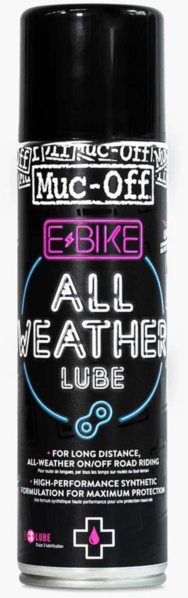 Muc-Off E-Bike All Weather Chain Lube 250ml (saksalainen versio)