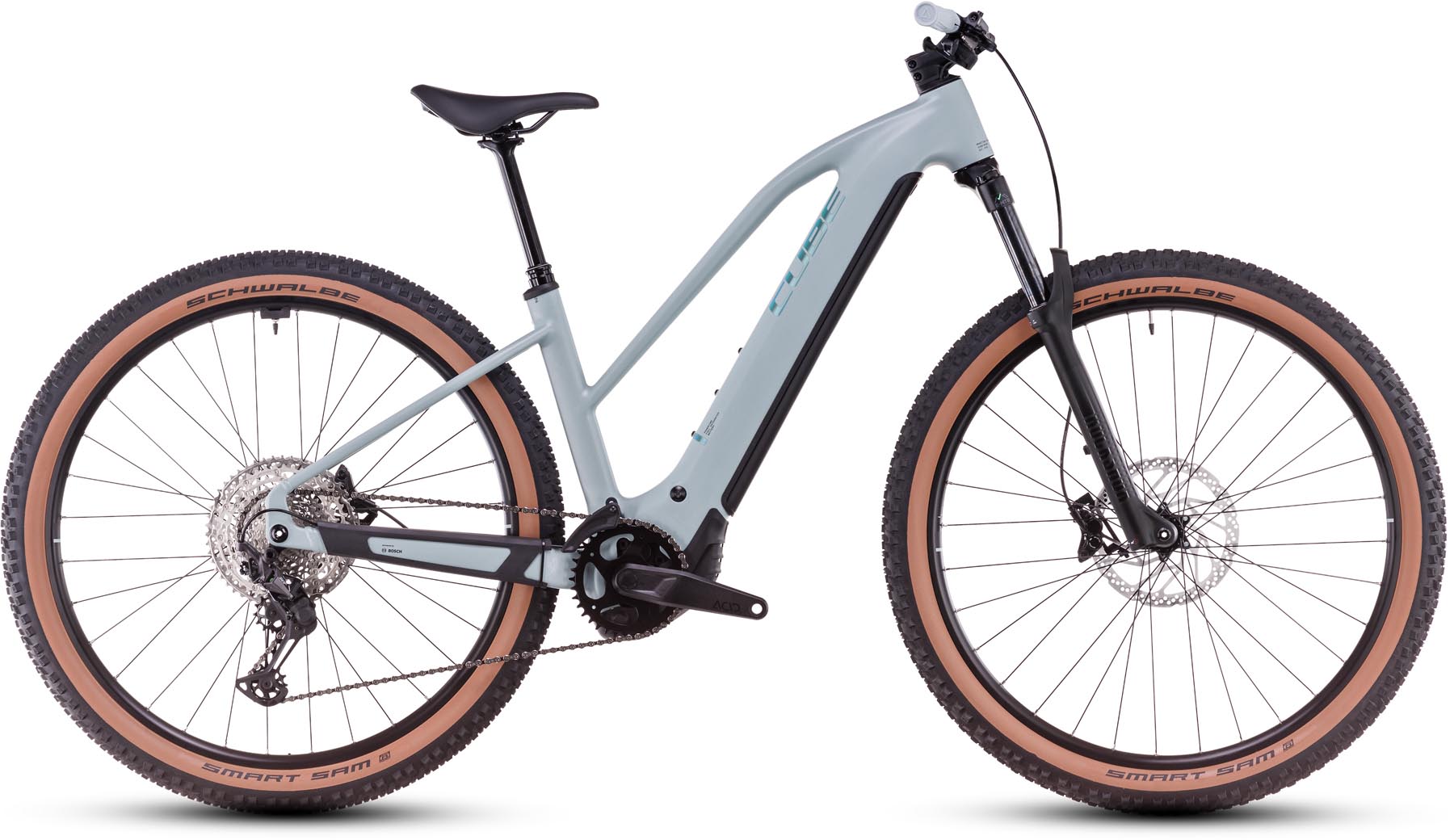 Cube Reaction Hybrid Race 800 desertgreen n prism 2025 - Sähköpyörä Hardtail Maastopyörä Naiset
