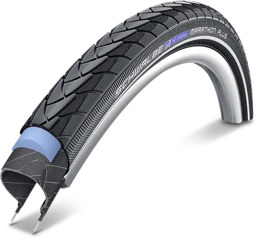 Schwalbe MARATHON PLUS Evo -rengas, SmartGuard, TwinSkin 47-622