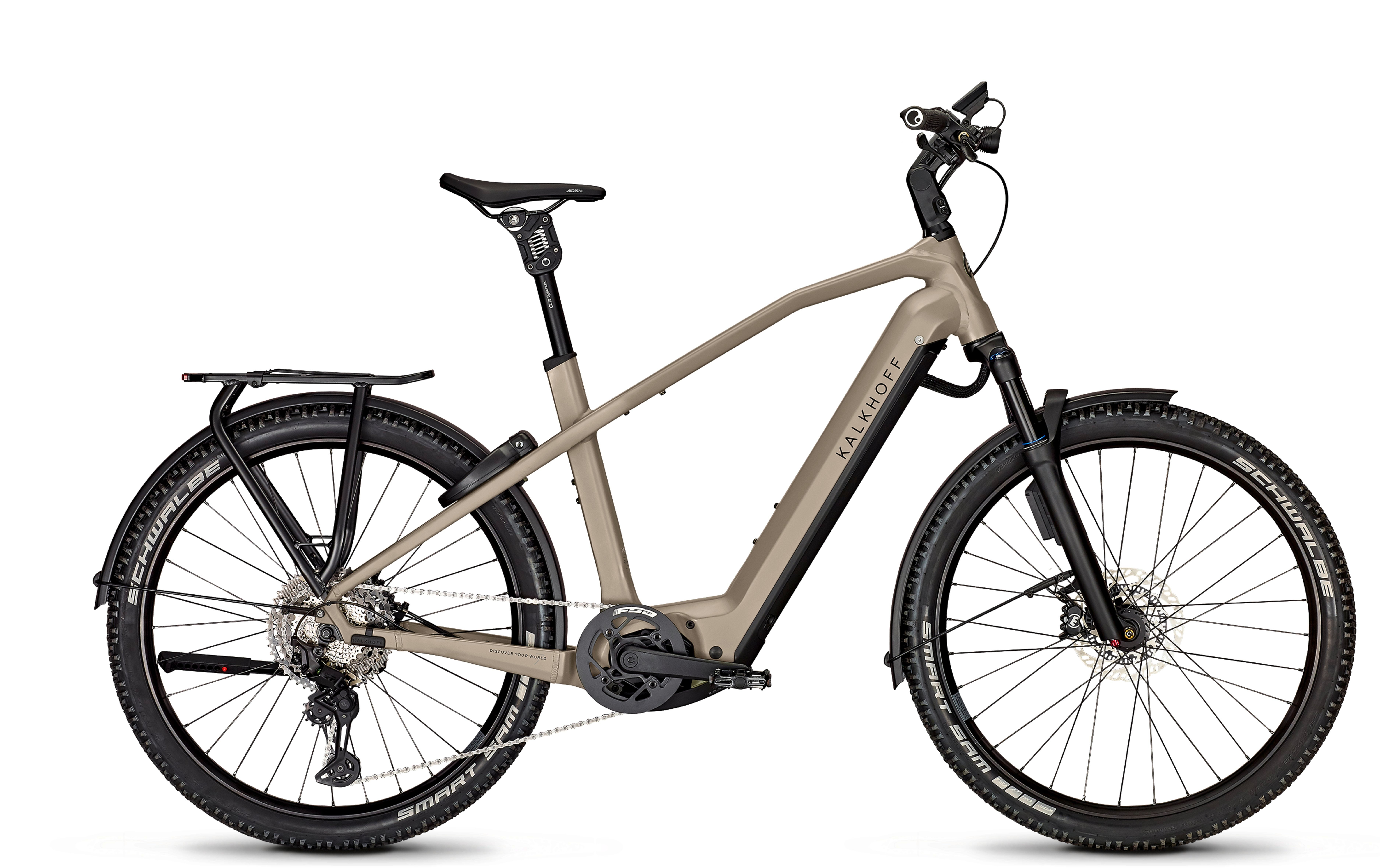 Kalkhoff Entice 7.B Advance+ ABS moonstonegrey matt 2024 - Sähköpyörä Hardtail Maastopyörä