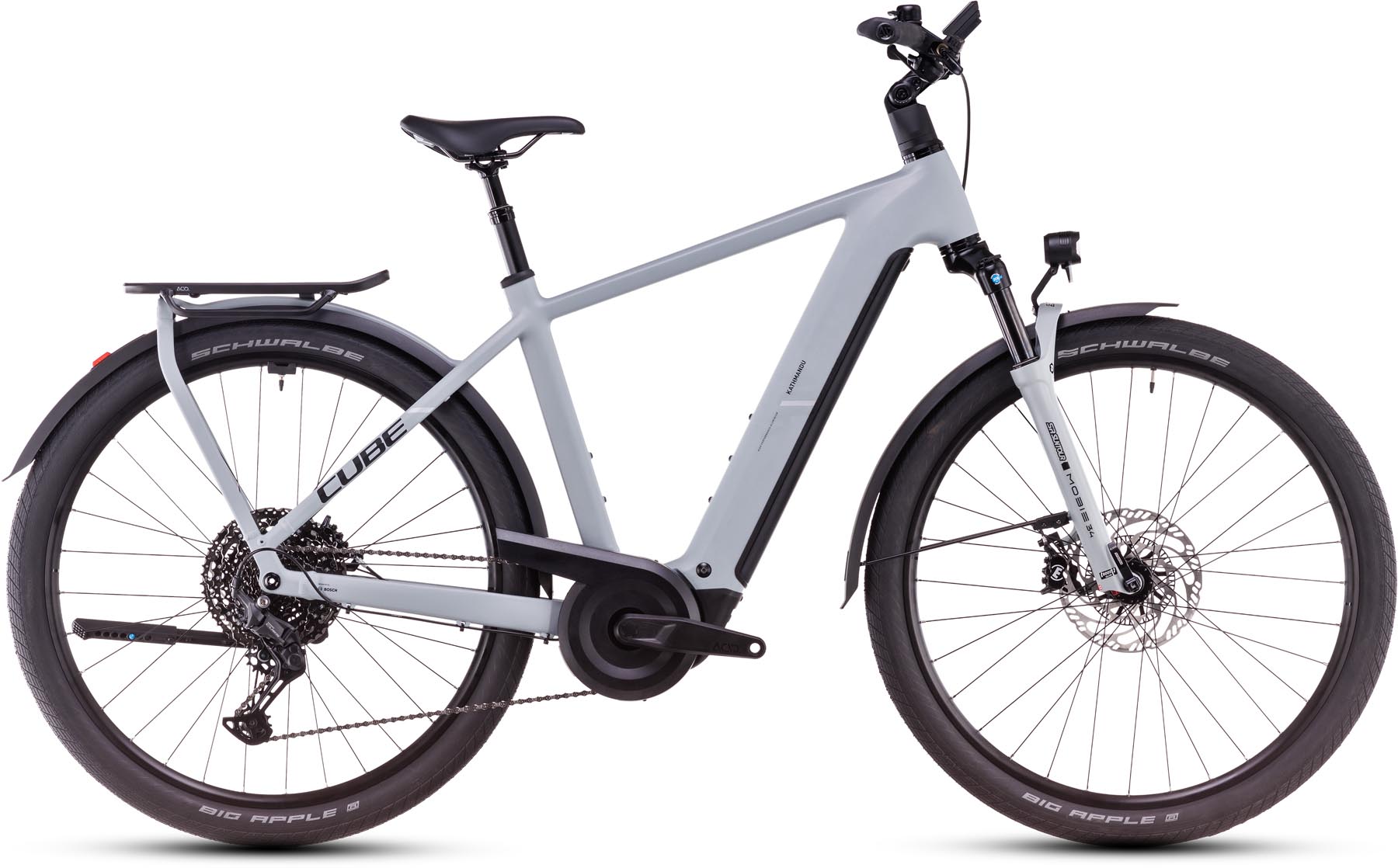 Cube Kathmandu Hybrid EX 800 haze n black 2025 - Sähköpyörä Trekking Pyörä Miesten