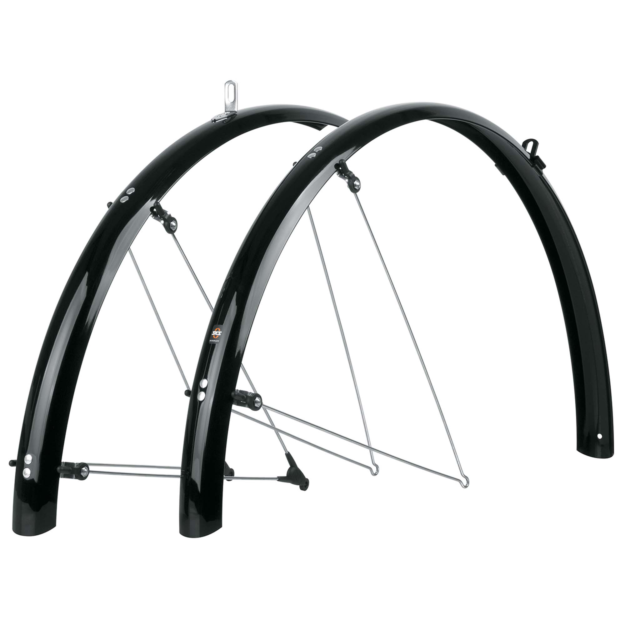 SKS Bluemels Shiny Wheel Guard Set 45 mm 28 tuumaa musta