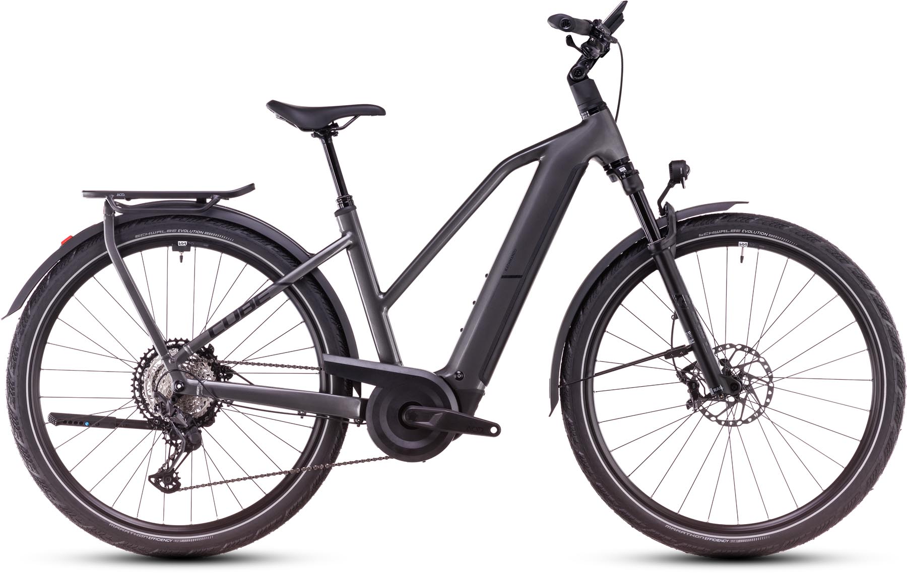 Cube Kathmandu Hybrid SLX 800 graphite n black 2025 - Sähköpyörä Trekking Pyörä Naiset