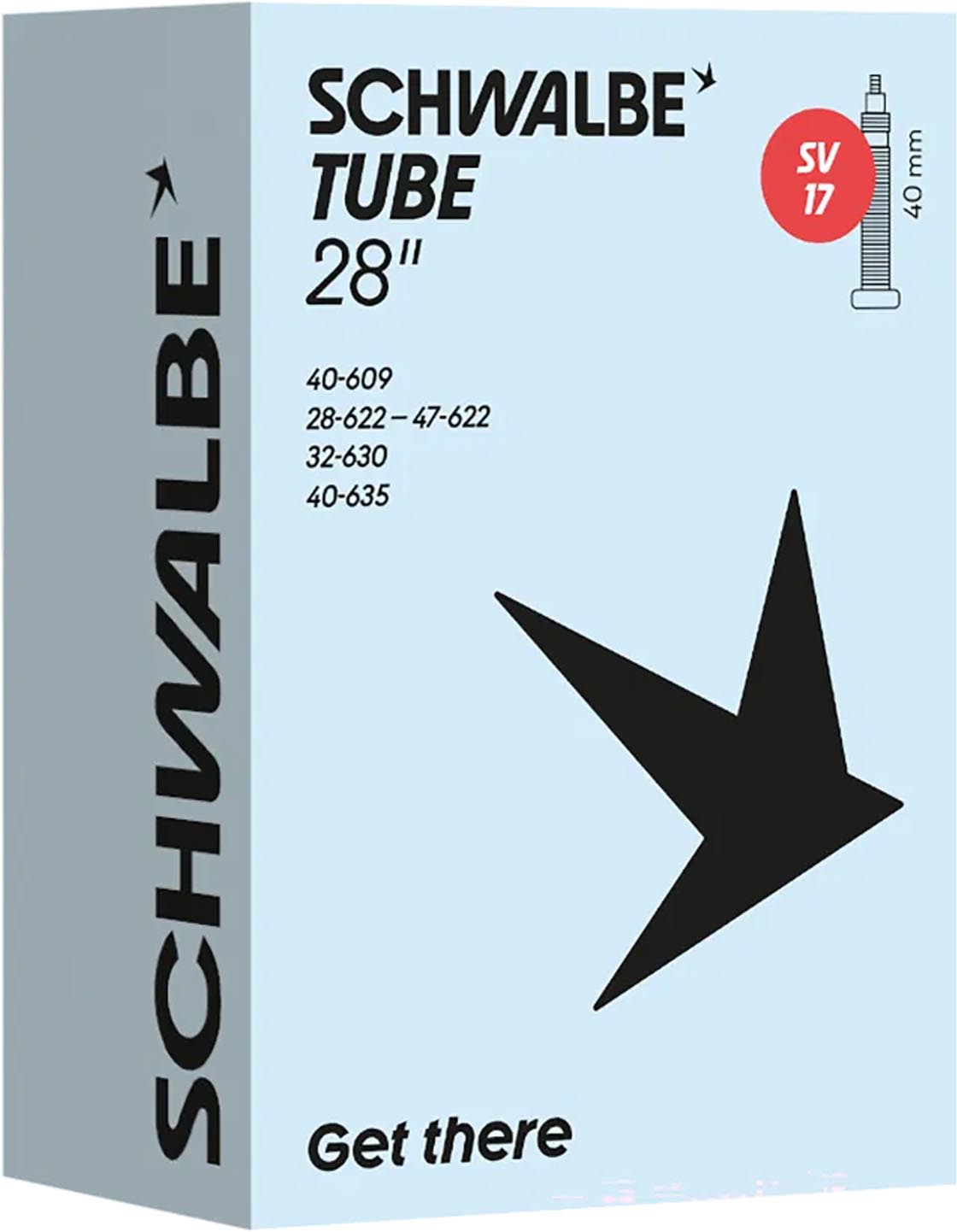 Schwalbe Letku SV17 28 x 1 1/8-1,75" 28/47-622/635 SV 40 mm