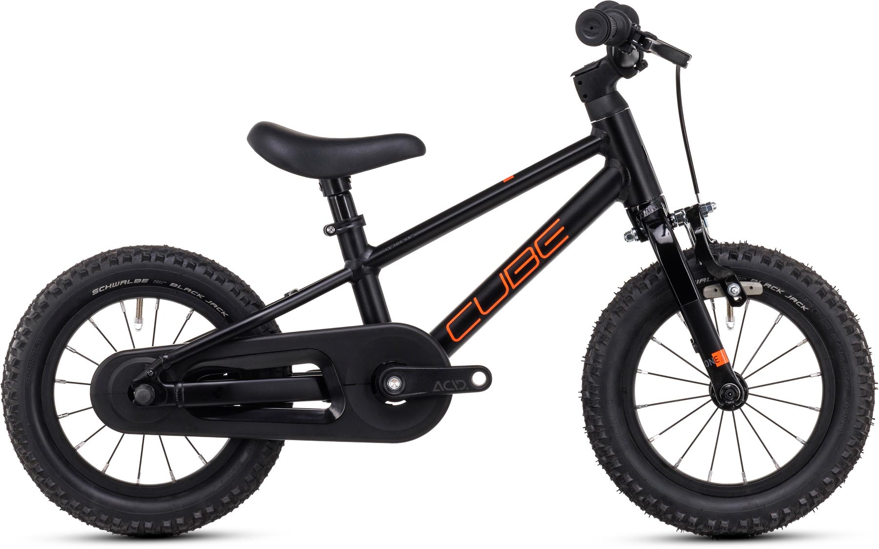 Cube Numove 120 RT black n orange 2025 - Lasten Pyörä 12 tuumaa