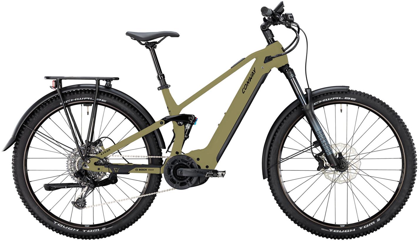 Conway Xyron SUV 4.0 750Wh reseda green matt 2025 - Sähköpyörä Täysjousitetut Maastopyörä