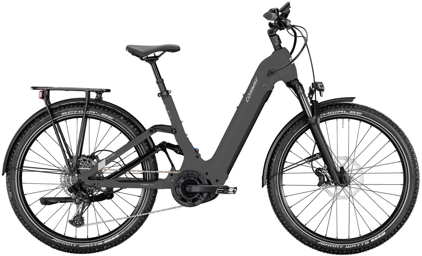 Conway Cairon SUV FS 4.0 625Wh graphit grey matt 2025 - Sähköpyörä Hardtail Maastopyörä Matala pääsy