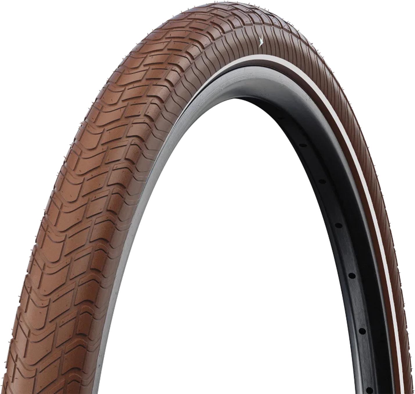 Schwalbe Rengas Motion Big Apple HS 632 28x2,00" 50-622 ruskea-heijastava TwSkin KG SBC