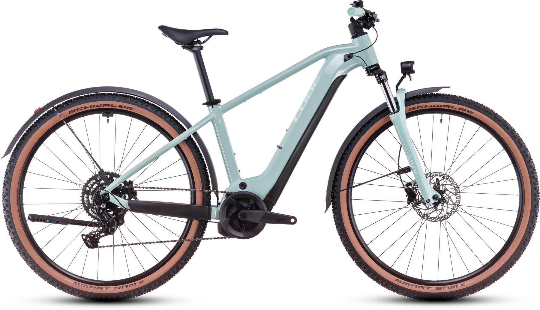 Cube Reaction Hybrid Performance 625 Allroad skylightblue n white 2025 - Sähköpyörä Hardtail Maastopyörä