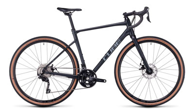 Cube Nuroad Pro Gravel Bike tummanharmaa.