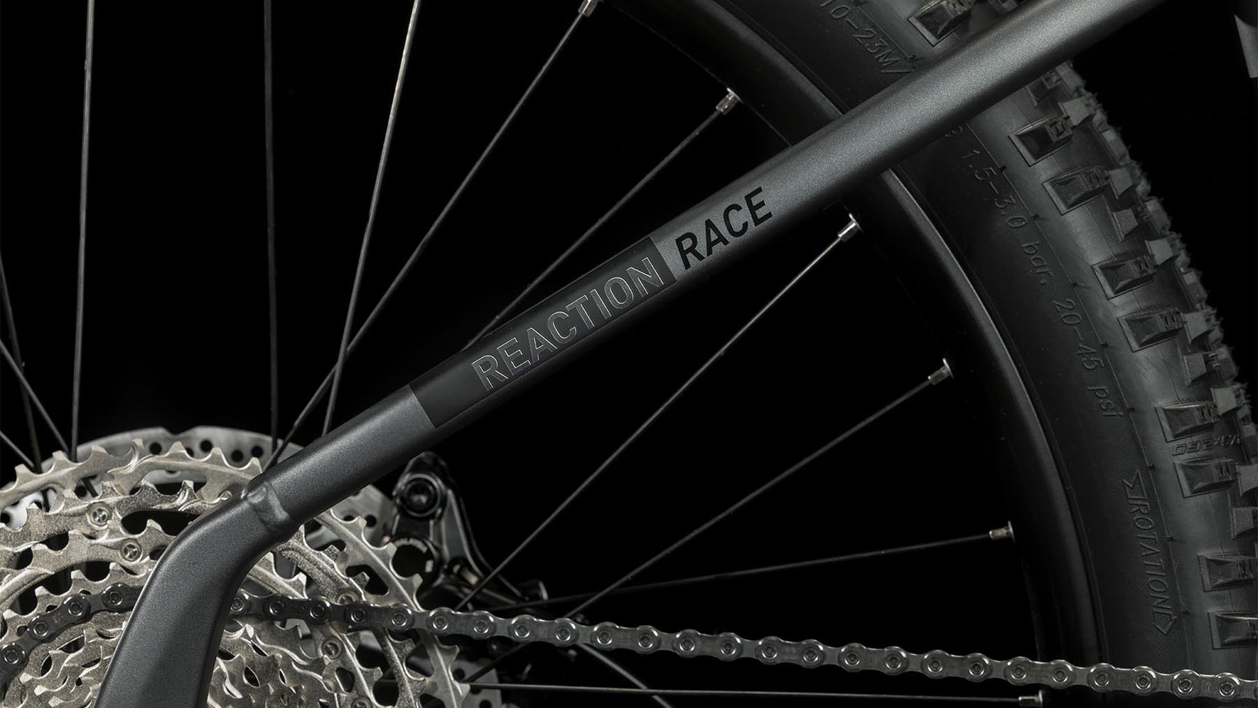 Cube Reaction Hybrid Race 625 grey n metal E-Bike Detailbild