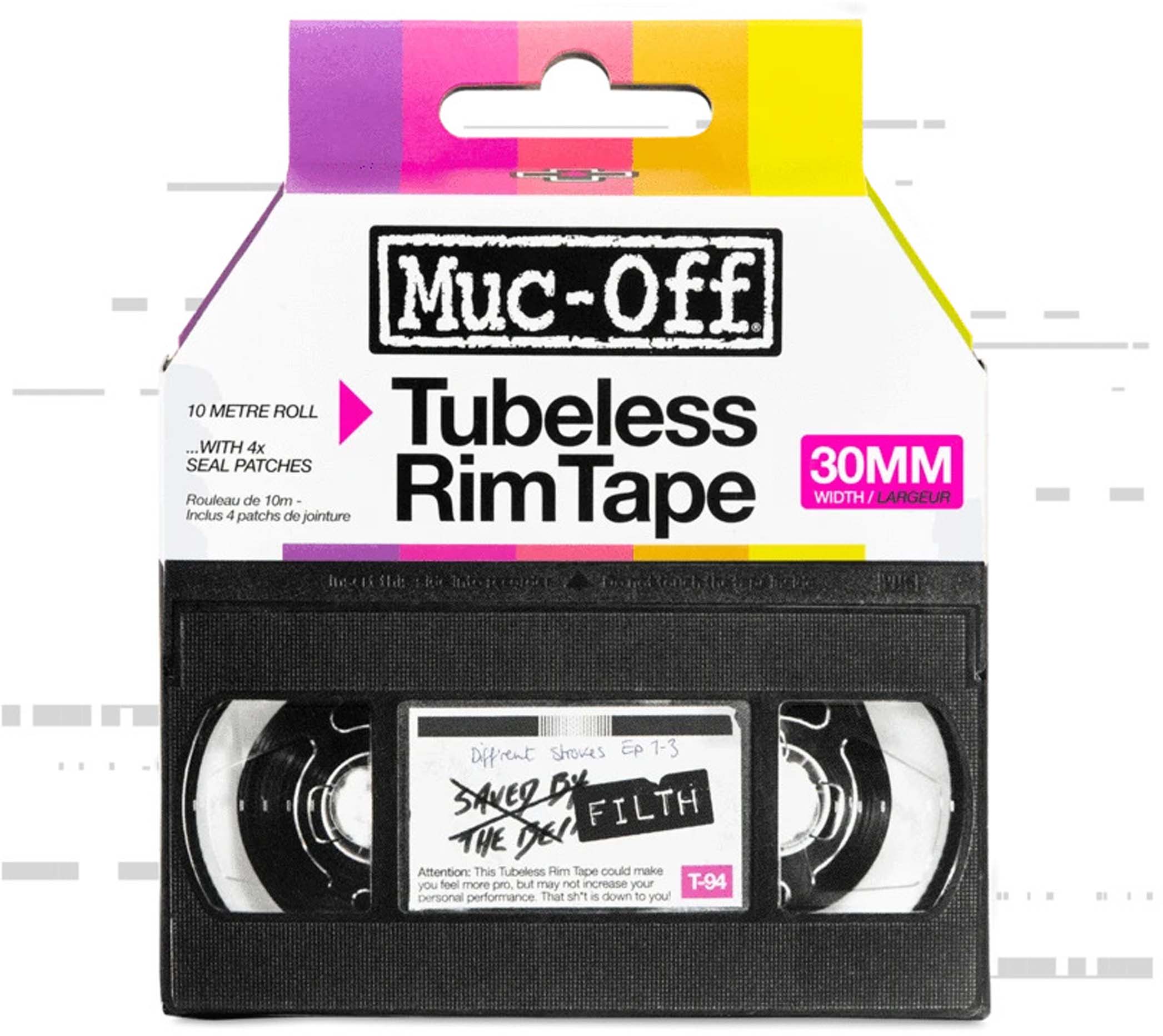 Muc-Off Tubeless-vanteenauha 10 m rulla vaaleanpunainen 30 mm