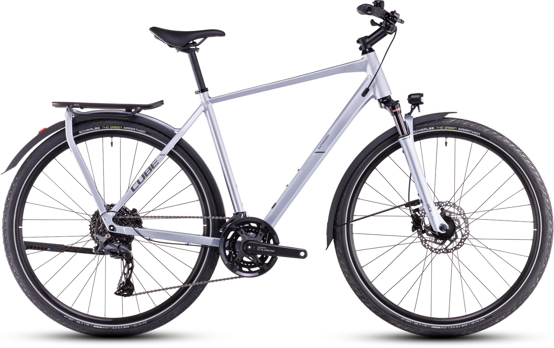 Cube Kathmandu Pro silverblue n grey 2025 - Trekking Pyörä Miesten