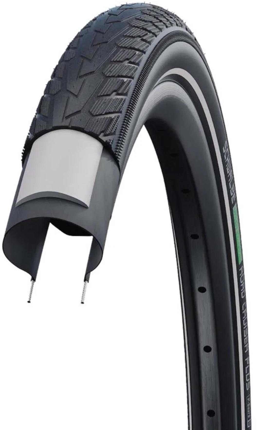 Schwalbe Renkaat Road Cruiser Plus HS 484 28x2,15" 55-622 sw – viite: TSk PG Green Activ
