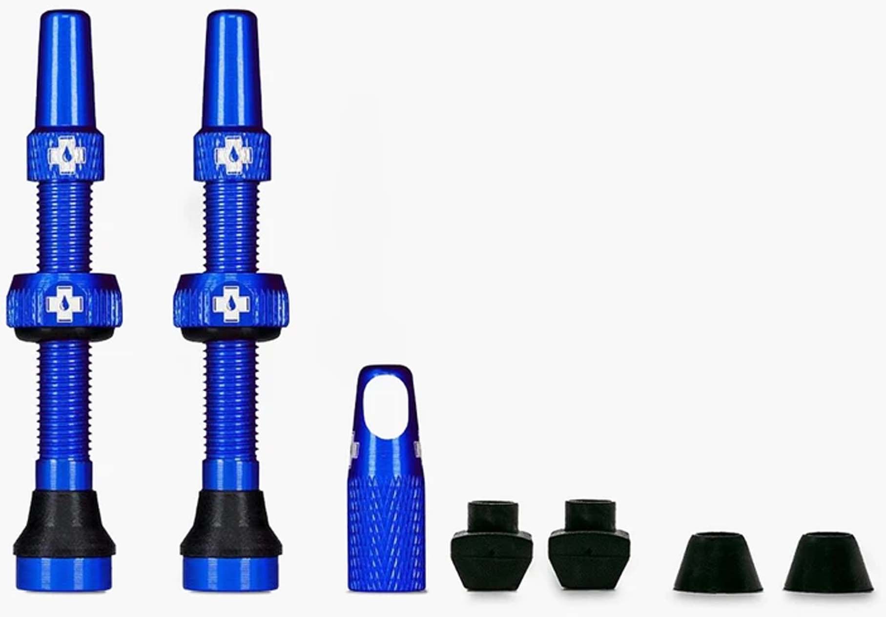 Muc-Off Tubeless-venttiilisarja Universal MTB- ja maantiepyöräilyyn sininen 60 mm