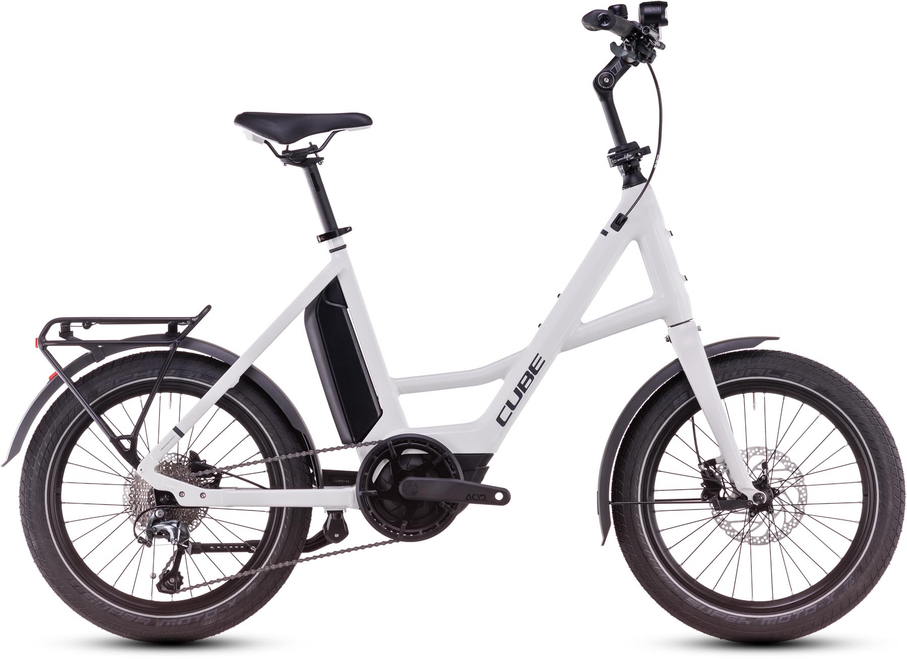Cube Compact Hybrid 500 cotton n reflex 2025 - Sähköpyörä Kompakti Pyörä