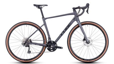 Cube Nuroad Race Gravel Bike harmaa.