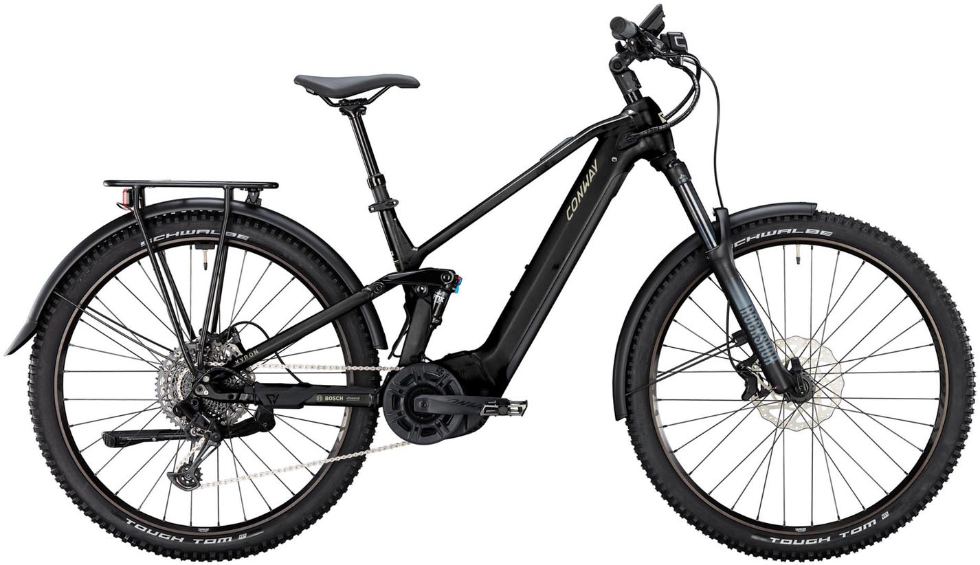 Conway Xyron SUV 4.0 750Wh black 2025 - Sähköpyörä Täysjousitetut Maastopyörä