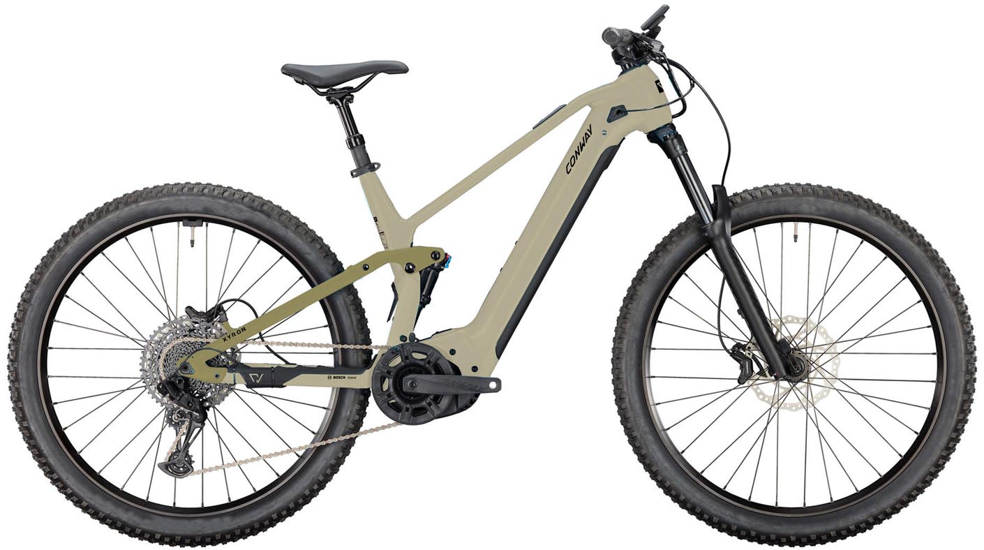 Conway Xyron LT 9.0 800Wh desert matt / bronze matt 2025 - Sähköpyörä Täysjousitetut Maastopyörä