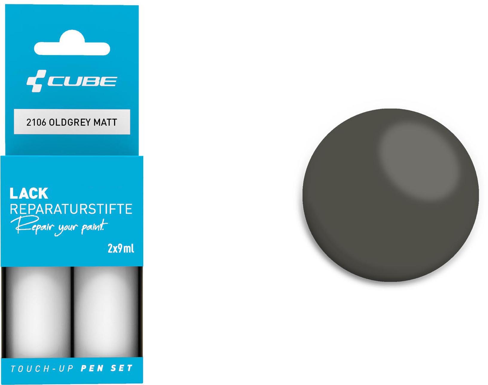 Cube Korjauslakkasetti OLDGREY matta 2106