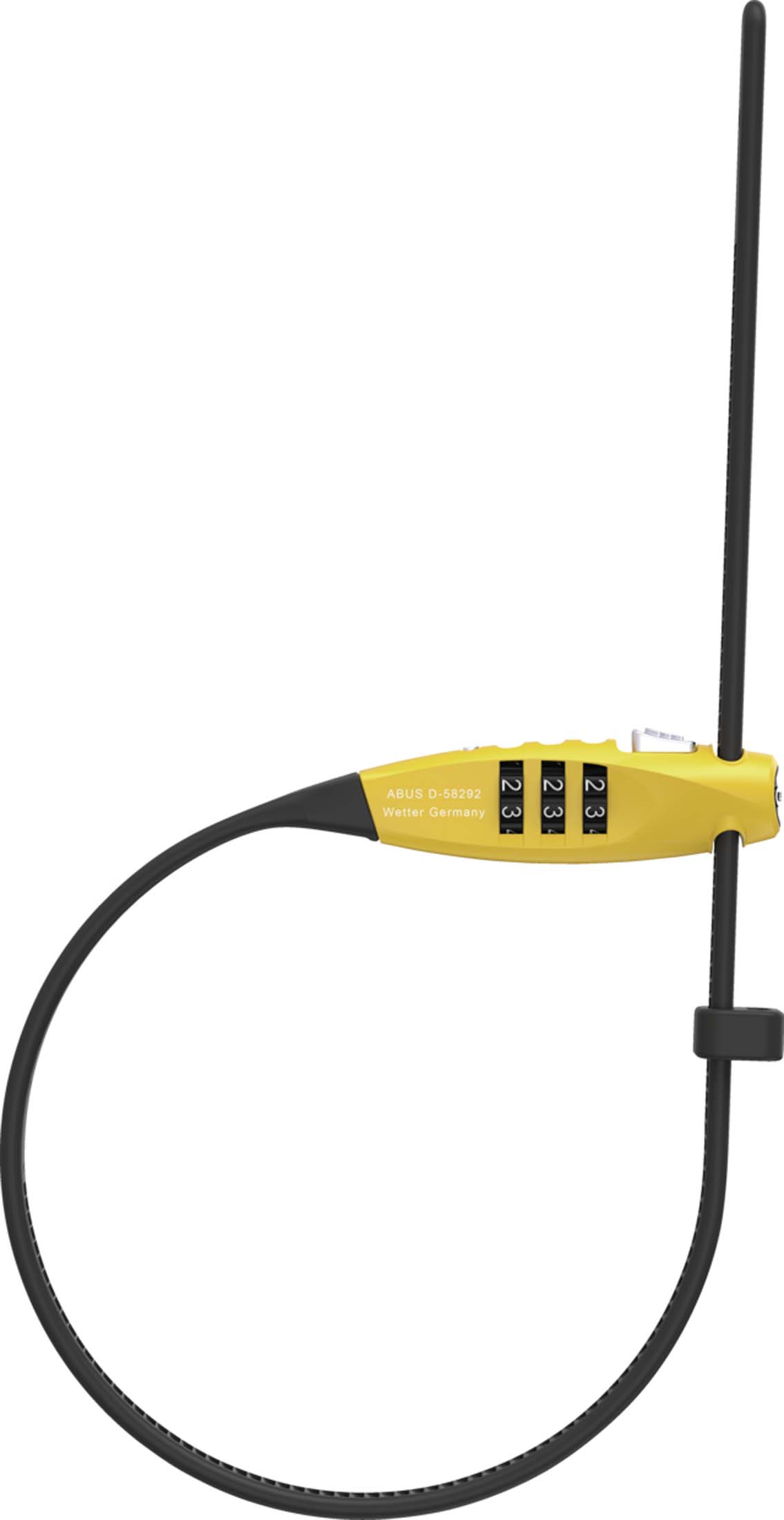 Abus Combiflex TravelGuard keltainen