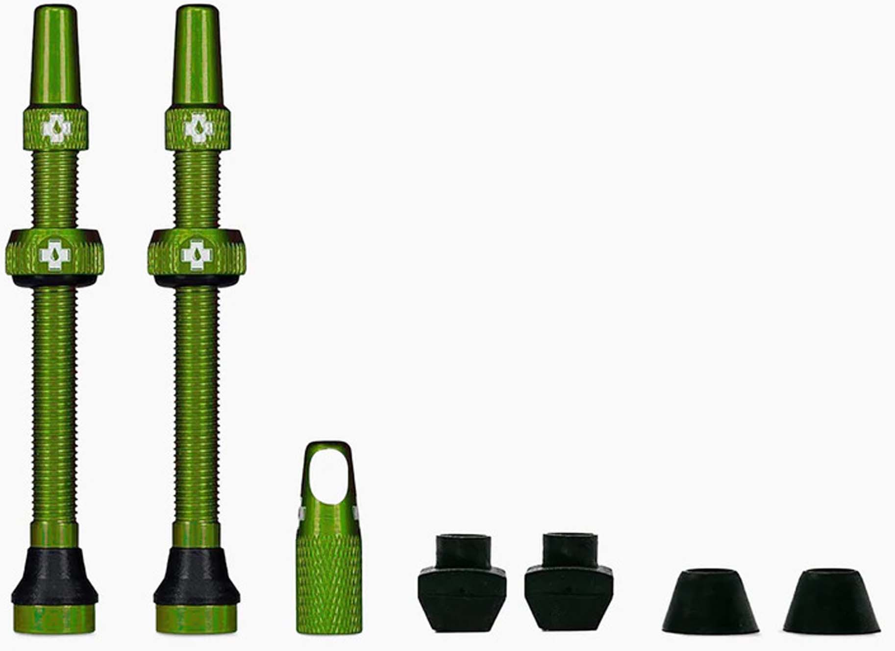 Muc-Off Tubeless-venttiilisarja Universal MTB- ja maantiepyöräilyyn vihreä 80 mm