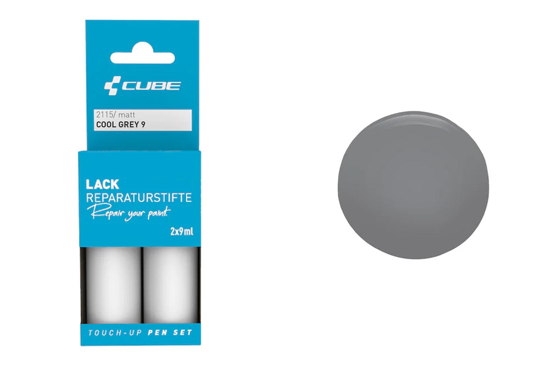 Cube Lakkakynäsetti cool grey 9 matt 2115