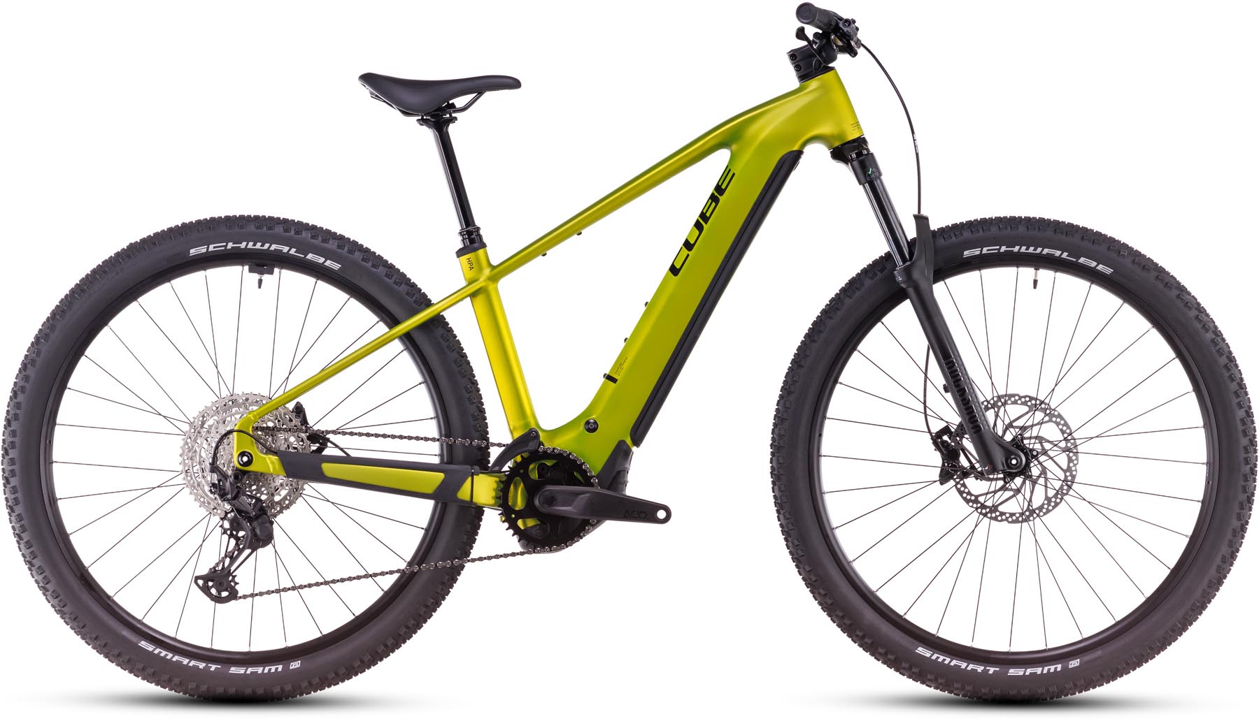 Cube Reaction Hybrid Race 800 lizard n black 2025 - Sähköpyörä Hardtail Maastopyörä