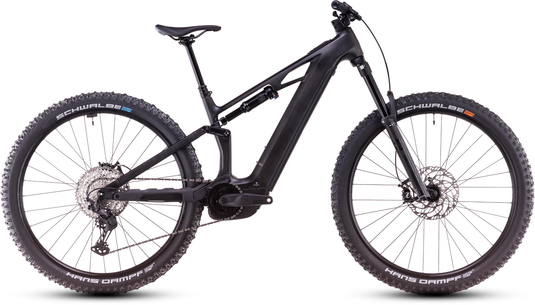 Cube Stereo Hybrid ONE44 HPC Race 800 blackline 2025 - Sähköpyörä Täysjousitetut Maastopyörä