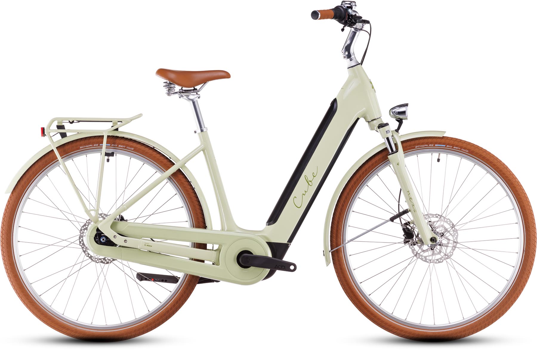 Cube Ella Hybrid 500 matchagreen n green 2025 - Sähköpyörä Trekking Pyörä Matala pääsy