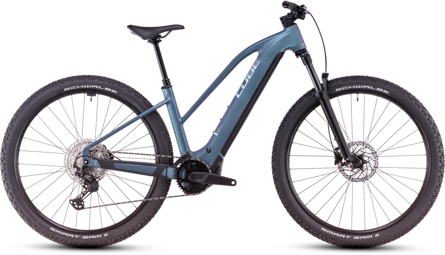 Cube Reaction Hybrid Pro 800 smaragdgrey n prism 2025 - Sähköpyörä Hardtail Maastopyörä Naiset