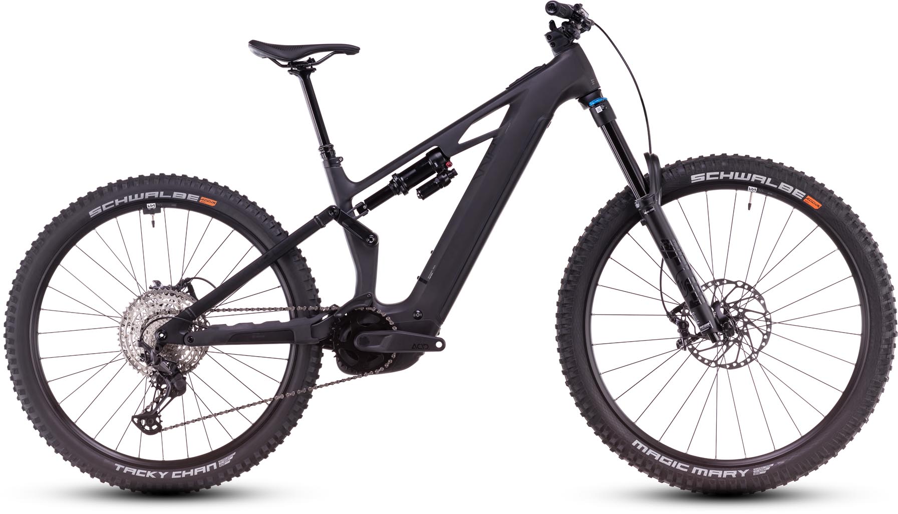 Cube Stereo Hybrid ONE77 HPC SLX 800 blackline 2025 - Sähköpyörä Täysjousitetut Maastopyörä