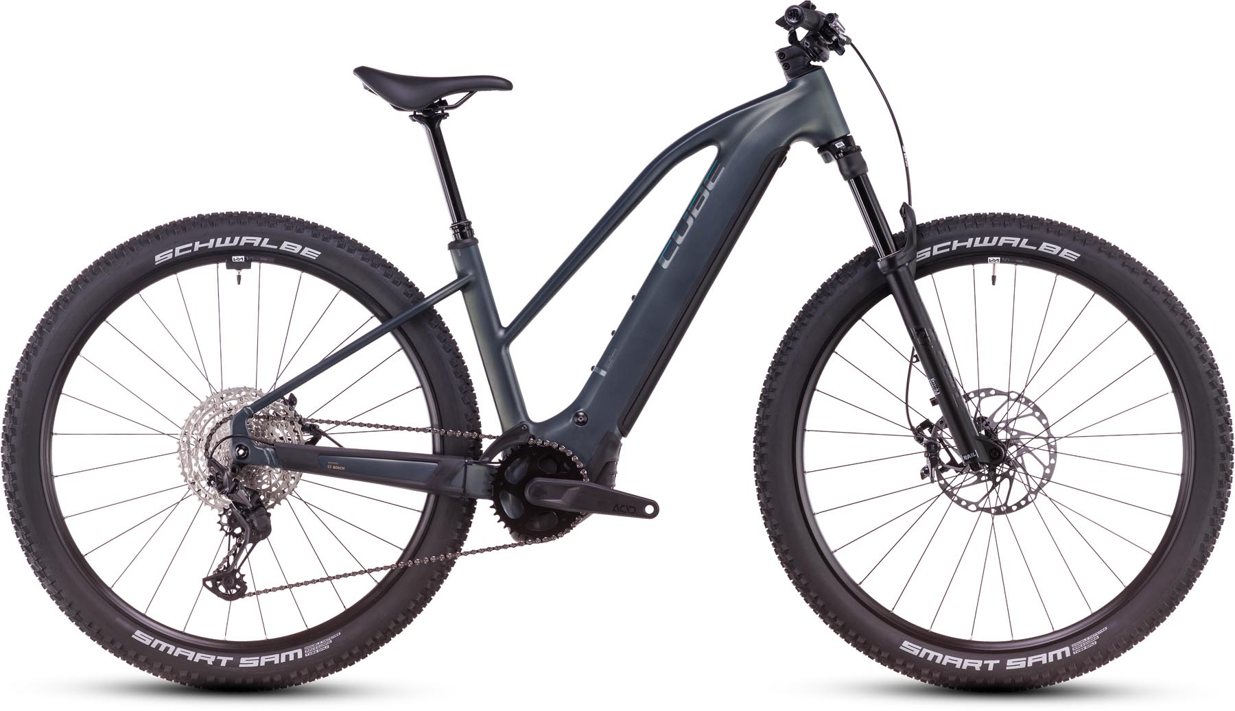 Cube Reaction Hybrid SLX 800 sagebrushgreen n prism 2025 - Sähköpyörä Hardtail Maastopyörä Naiset