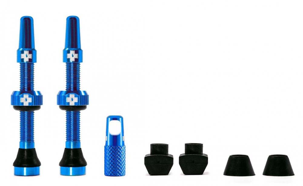 Muc Off Tubeless Valve Kit Universal for MTB &amp; Road sininen 44