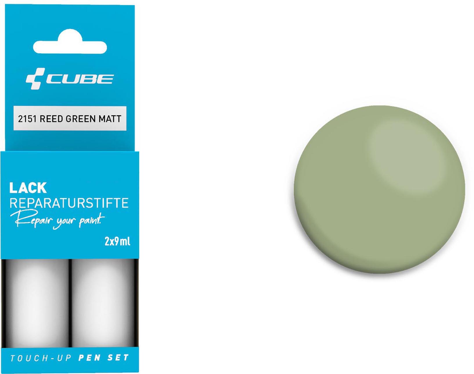 Cube Maalikynäsarja REED GREEN matta 2151