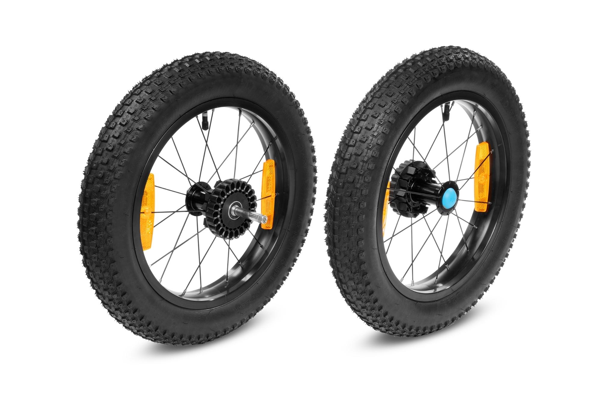 Cube Fat Wheels takapyörät lasten polkupyörän peräkärryyn Double