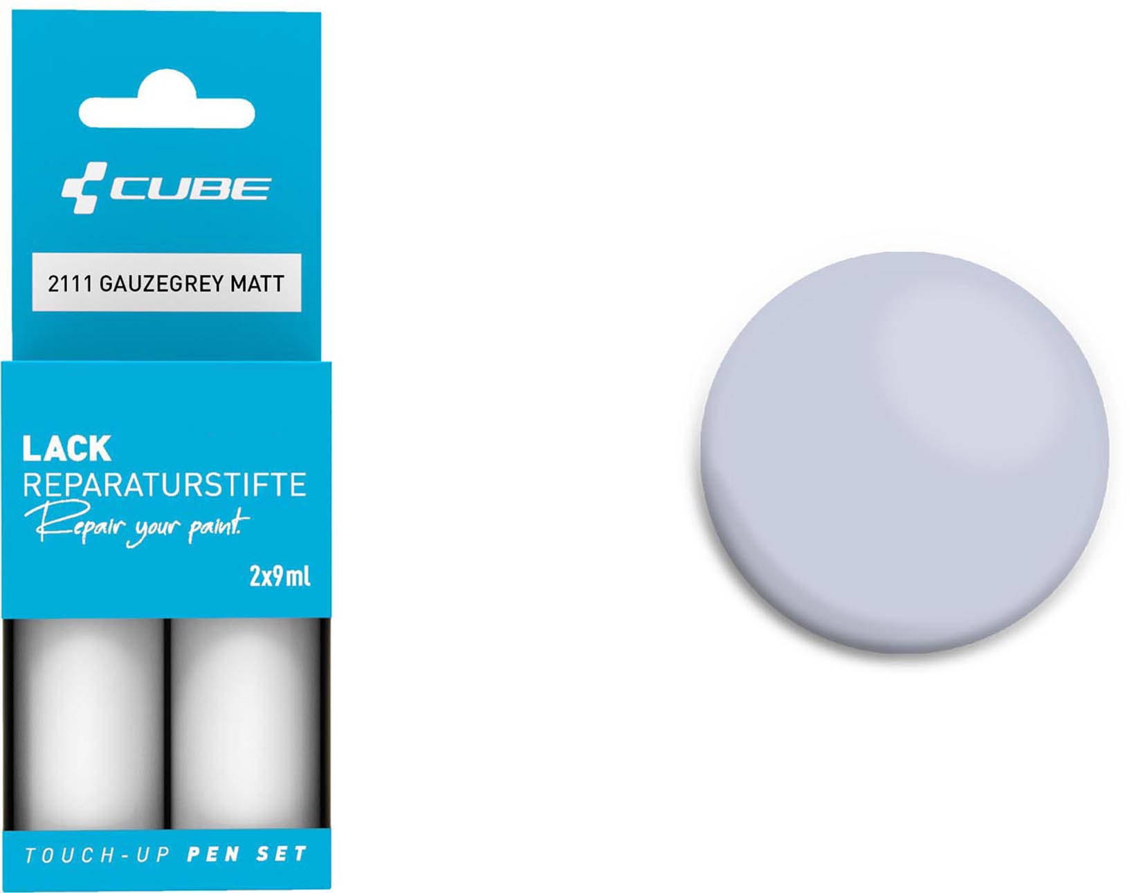 Cube Korjauslakkasetti GAUZEGREY matta 2111