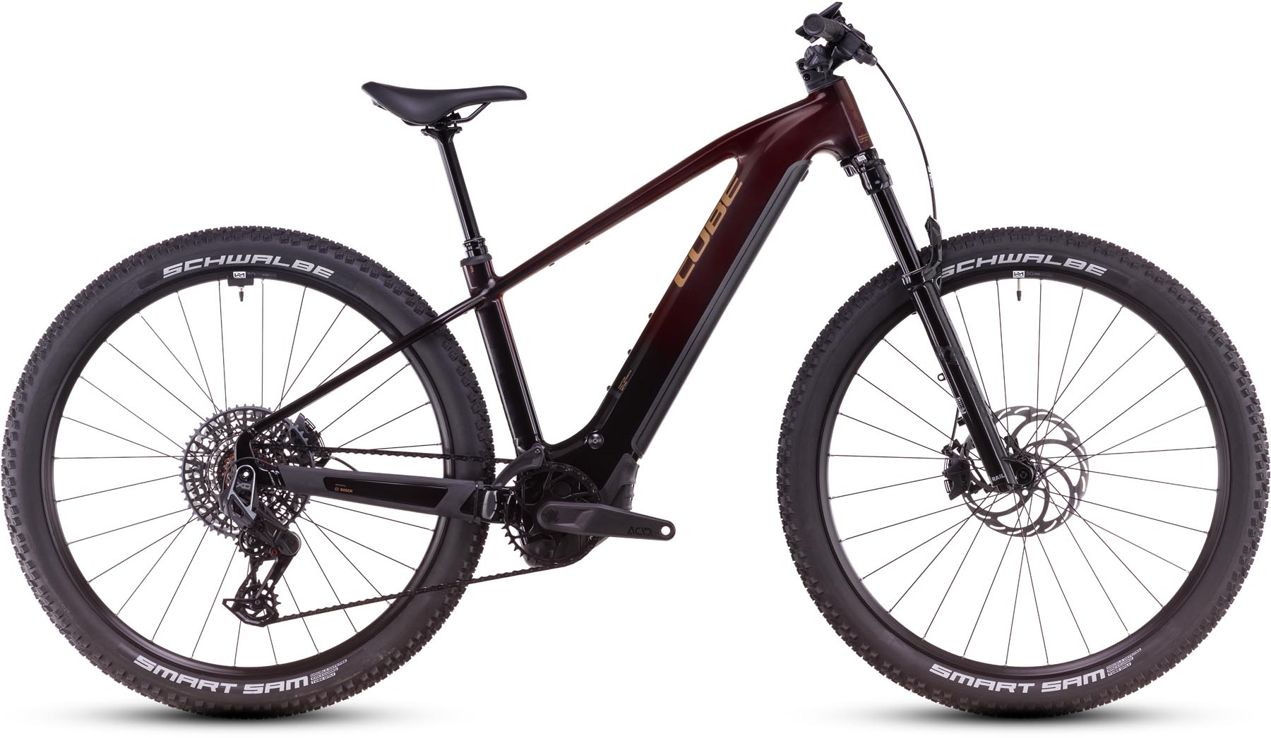 Cube Reaction Hybrid SLT 800 solareclipse n bronze 2025 - Sähköpyörä Hardtail Maastopyörä