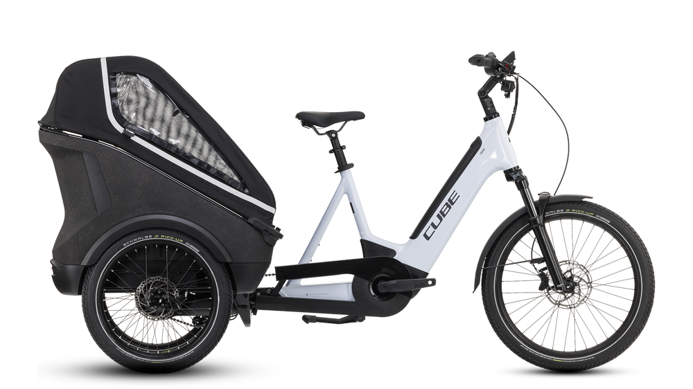 Cube Trike Family Hybrid 1500 flashwhite n reflex 2024 - Sähköpyörä Lastipyörä