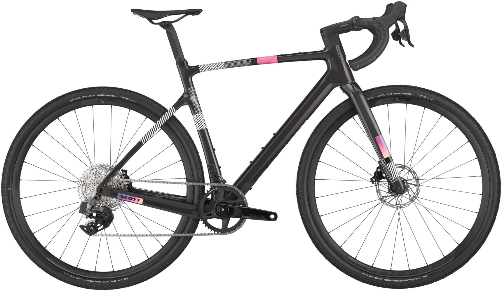 Scott Addict Gravel 30 carbon black 2025 - Sorapyörä