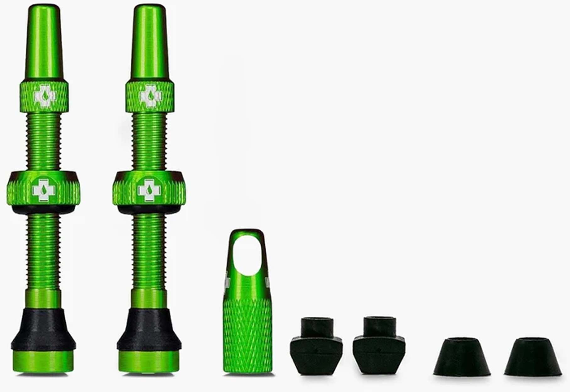Muc-Off Tubeless Valve Kit Universal MTB &amp; Road vihreä 60