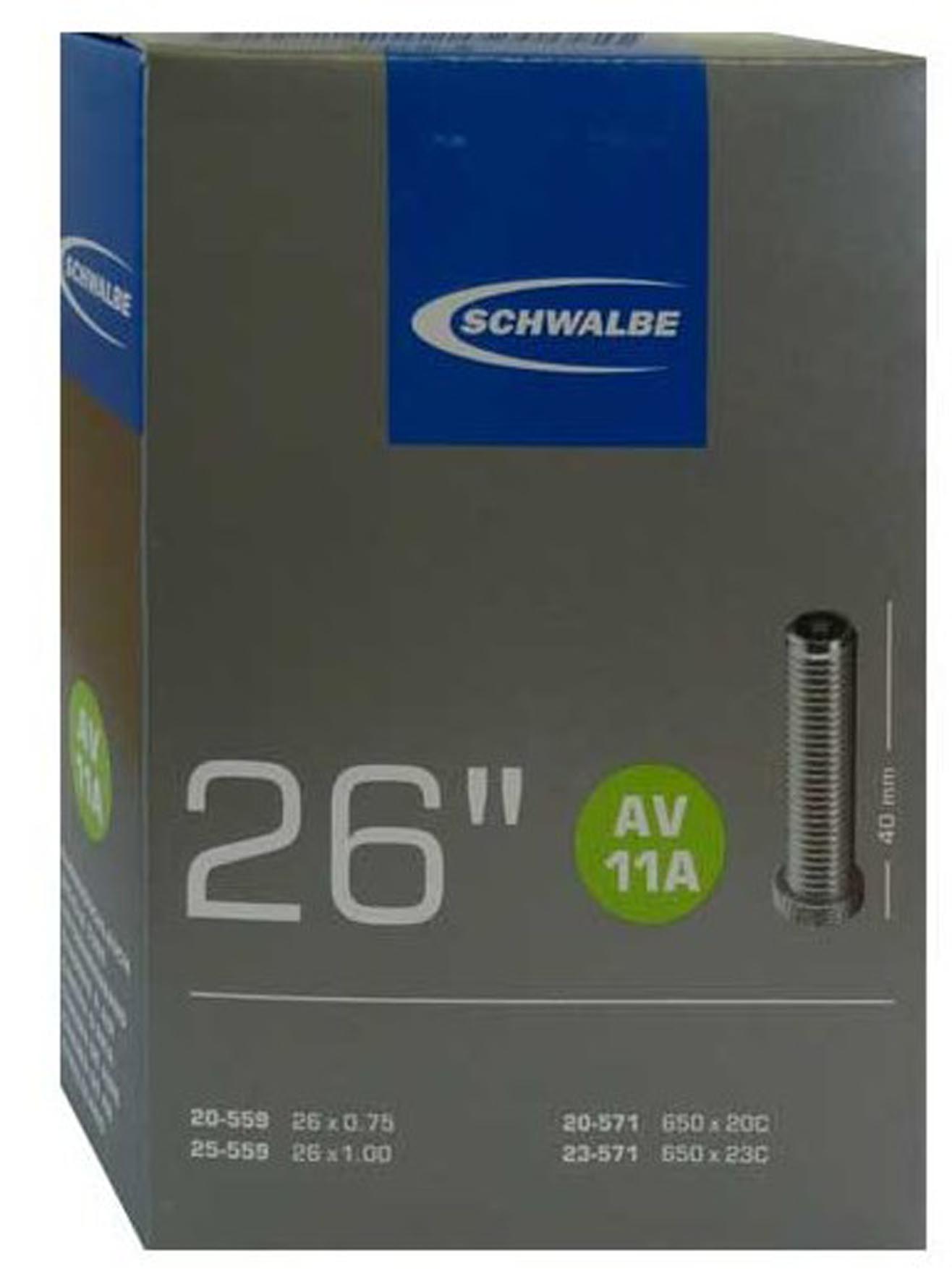 Schwalbe Letku nro 11A 26x7/8-1,00" 20/25-559/571 AV 40 mm