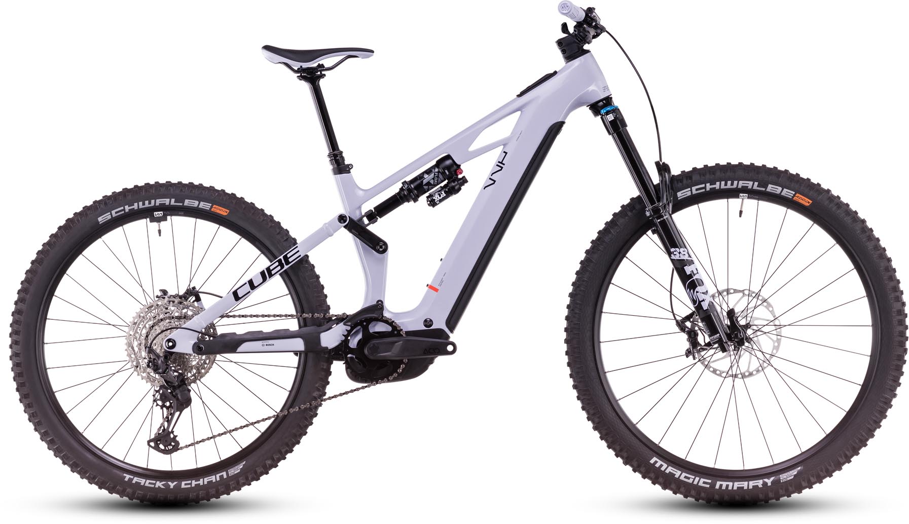 Cube Stereo Hybrid ONE77 HPC SLX 800 cyclamen n black 2025 - Sähköpyörä Täysjousitetut Maastopyörä