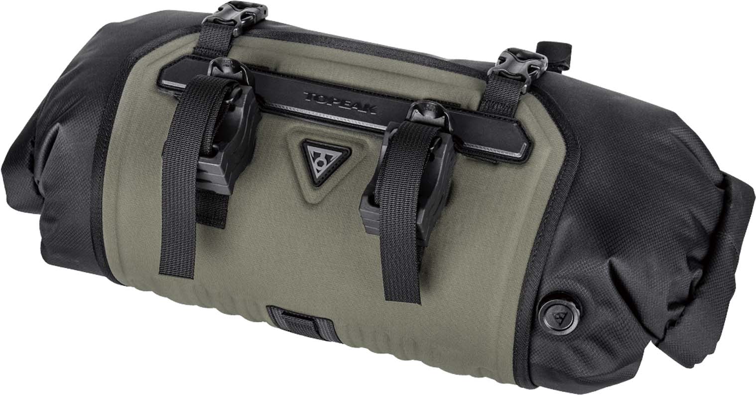 Topeak FRONTLOADER ohjaustankolaukku vihreä 8l