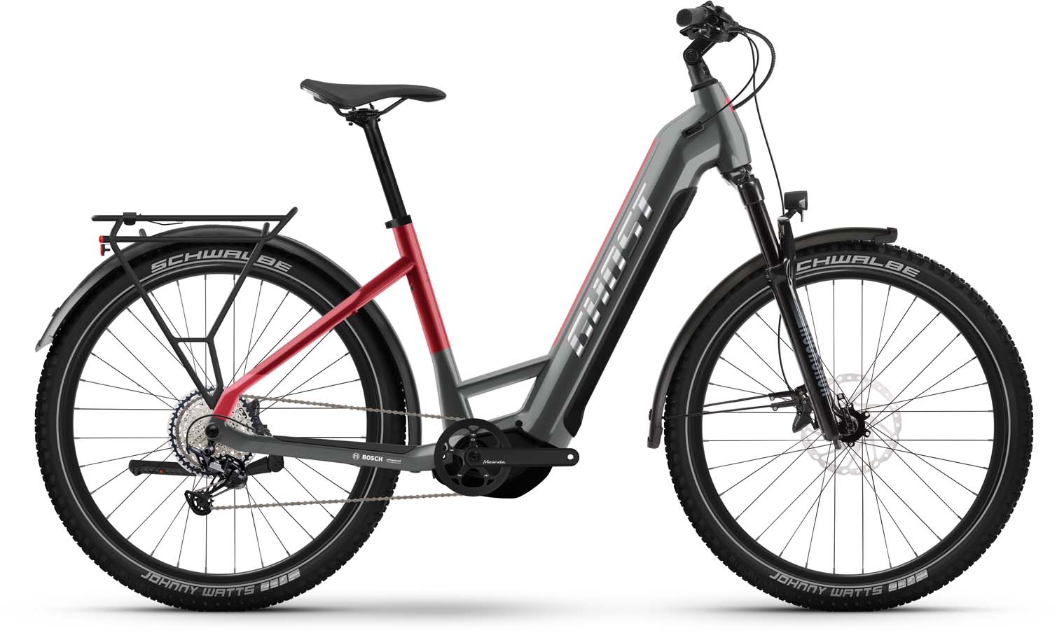 Ghost E-Teru Pro EQ Low black / pearl deep red 2023 - E-Bike Hardtail Mountainbike Tiefeinsteiger