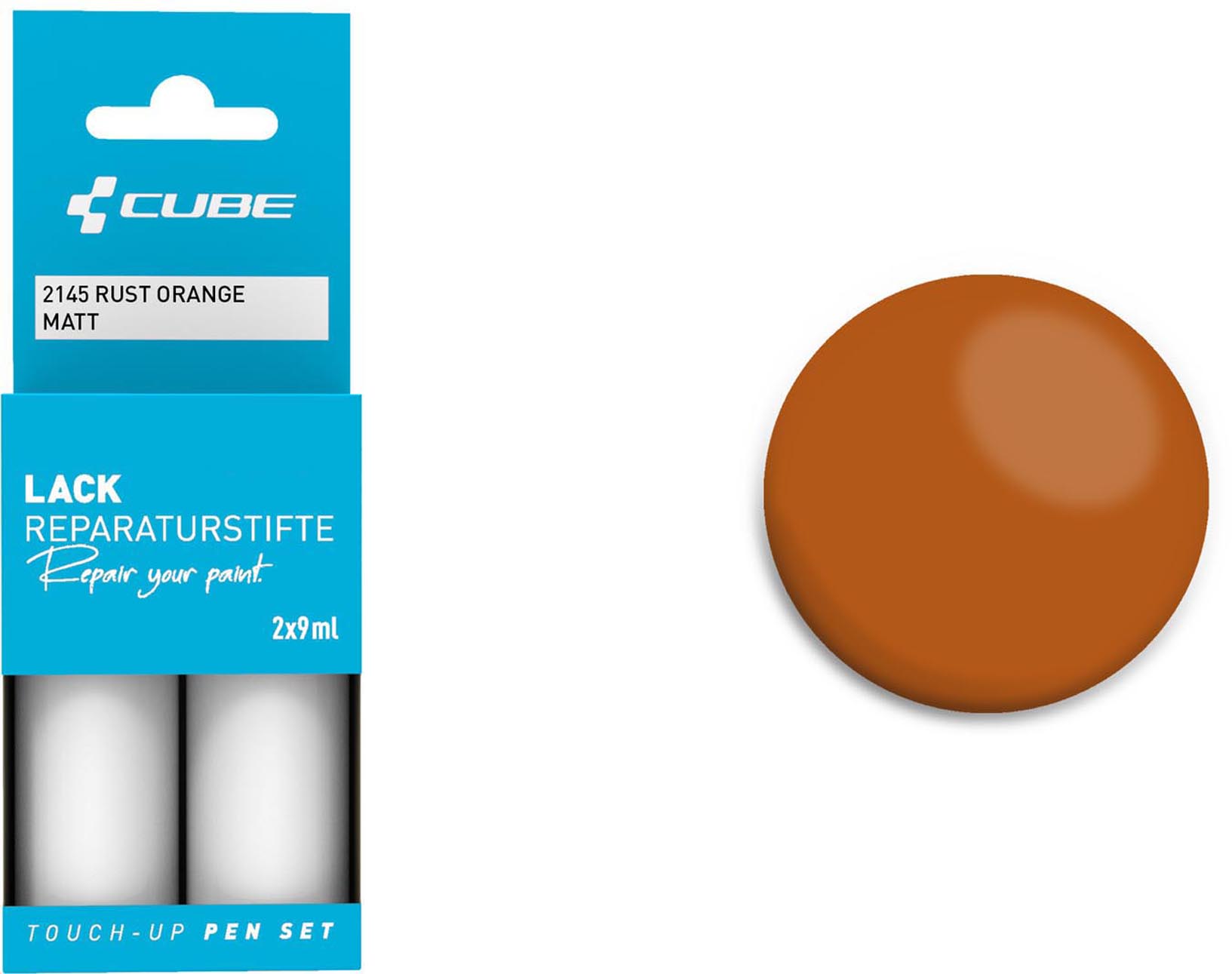 Cube Maalikynäsarja RUST ORANGE matta 2145