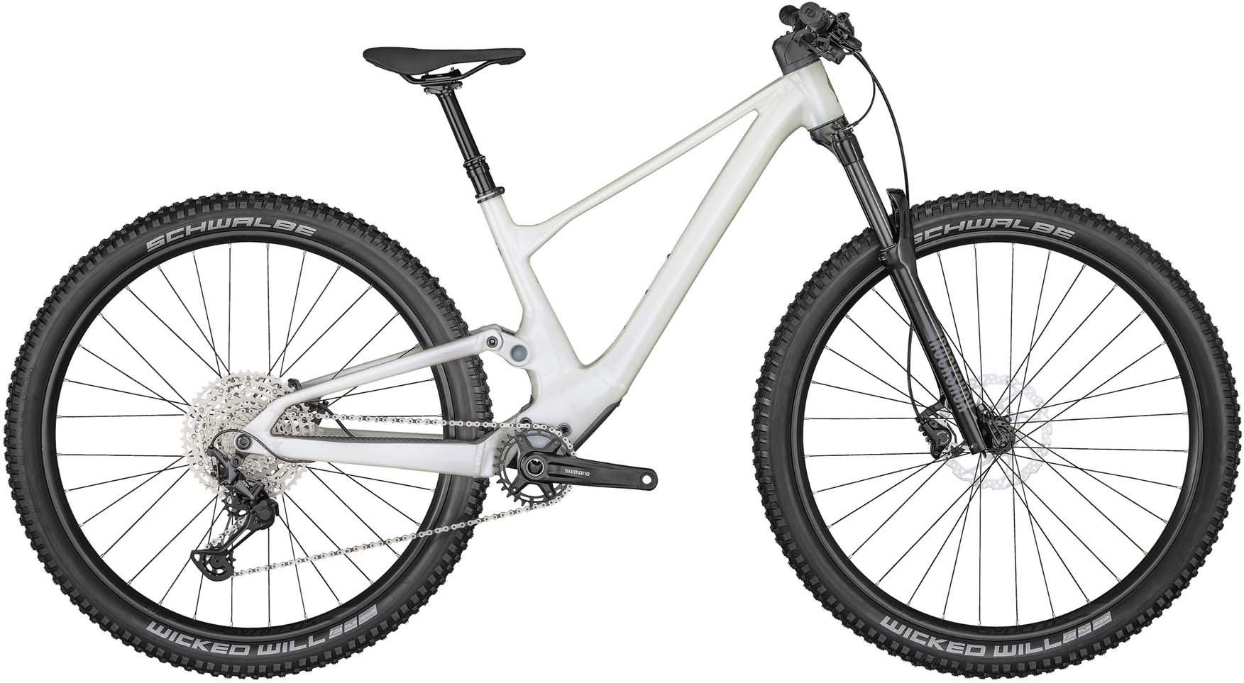 Scott Contessa Spark 930 Pearl Snow White 2024 - Täysjousitetut Maastopyörä Naisten